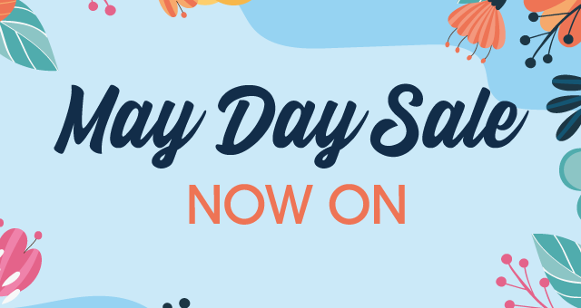 May Day Sale Now On