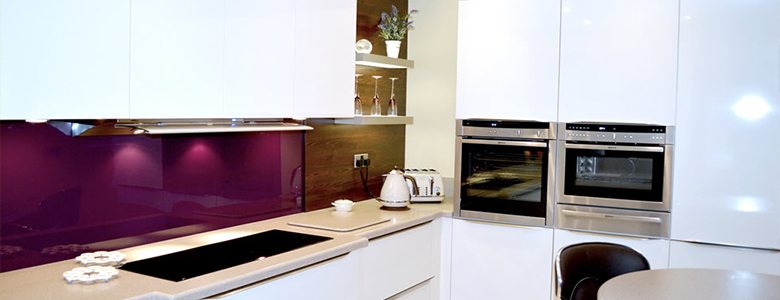 bright white modern kitchen