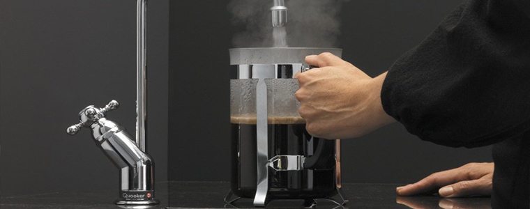 Quoker tap being used for coffee