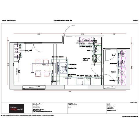 hub of the home kitchen plan
