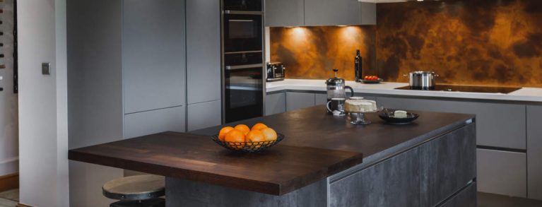 grey modern kitchen