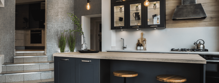 Our newest showroom display blends two timeless styles