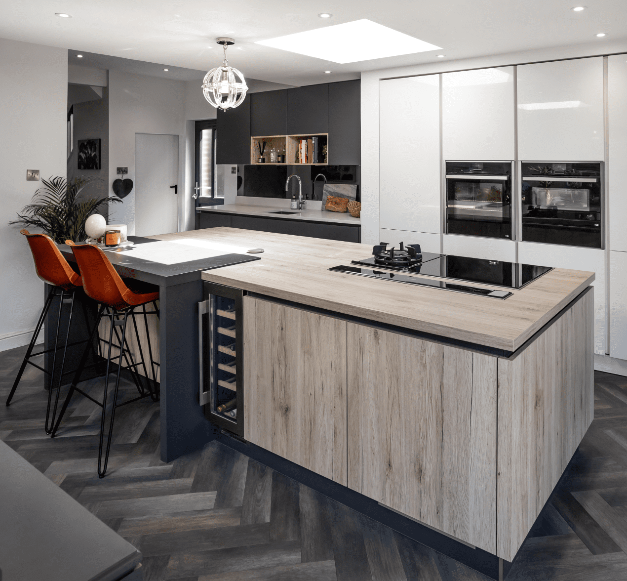 A contemporary kitchen for a period property