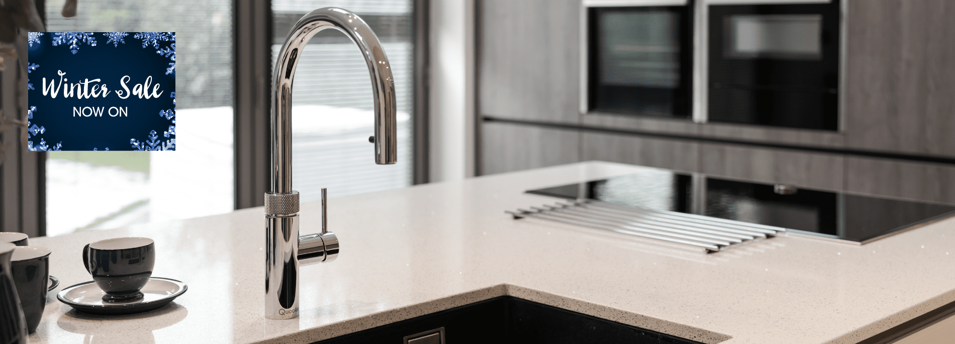 Get a FREE Quooker flex tap for your kitchen, as part of our Winter Sale!