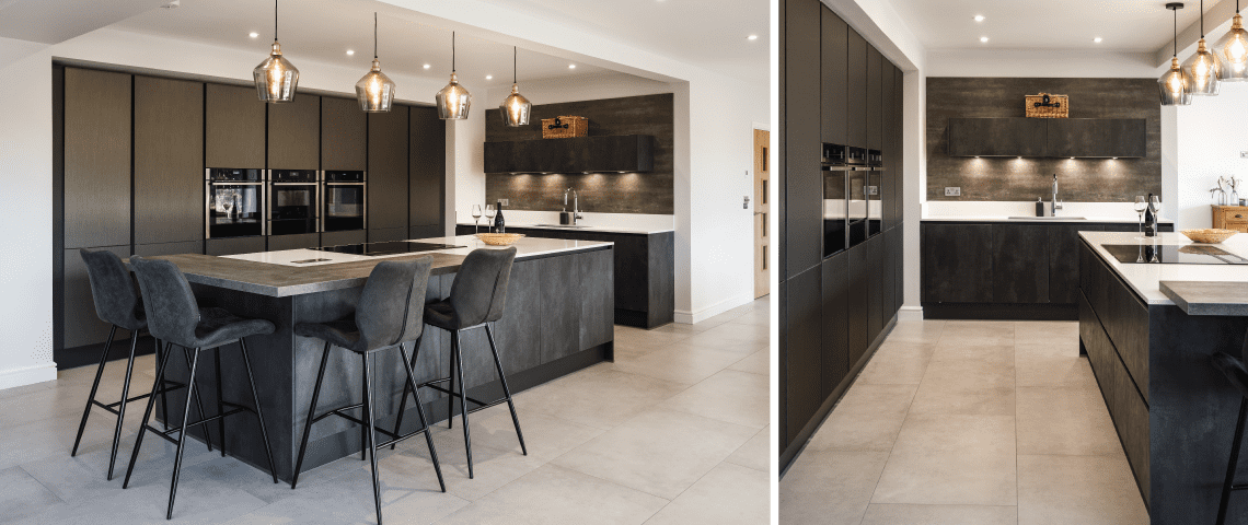 A Contemporary Kitchen For A Newly Built Farmhouse
