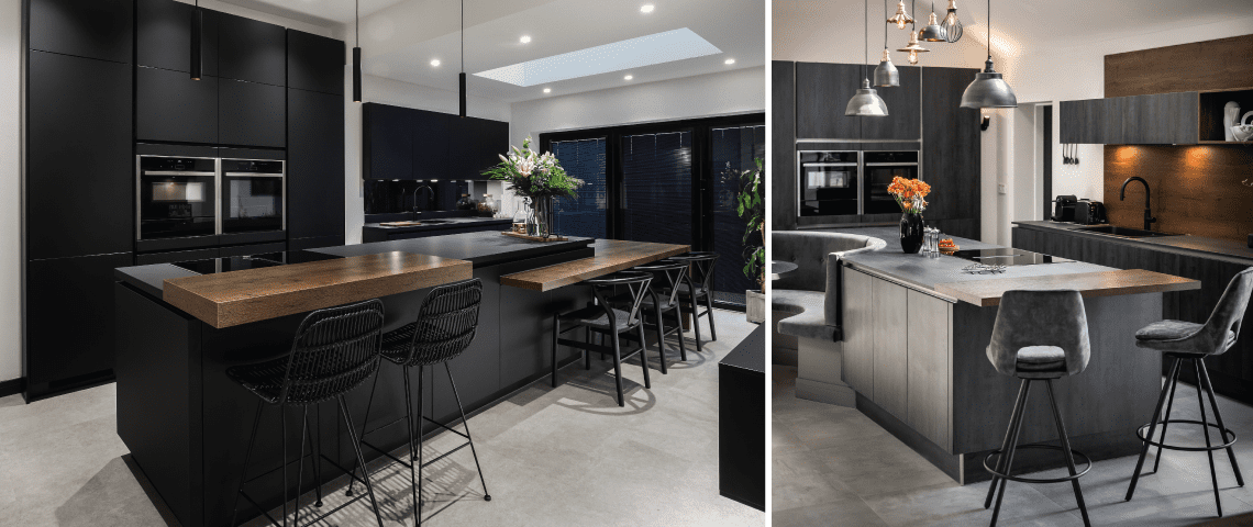 Dark and moody Style Kitchens