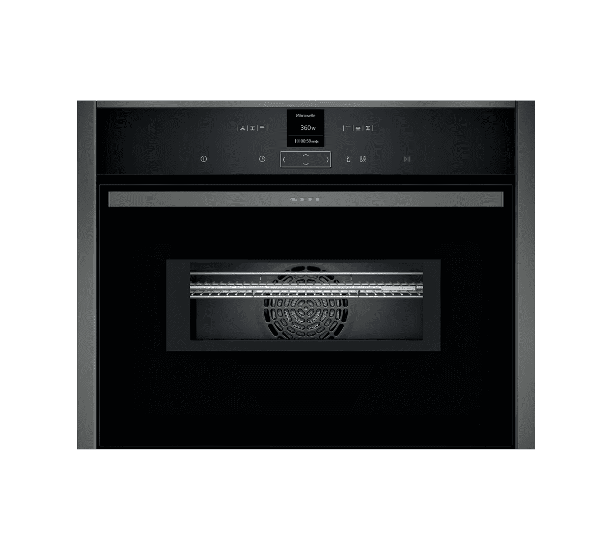 Compact Oven With Microwave