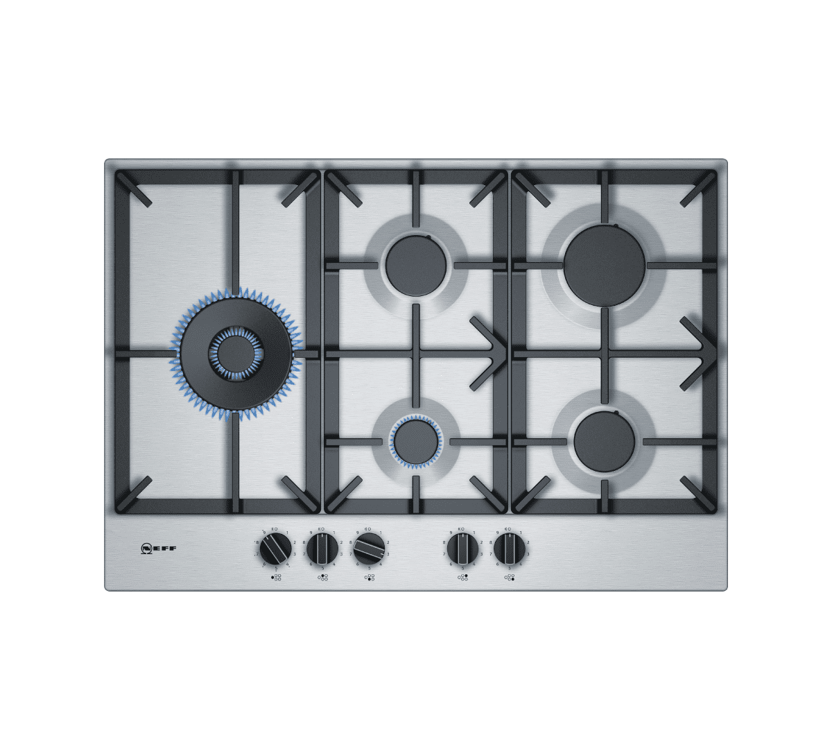 Gas Hob Stainless steel