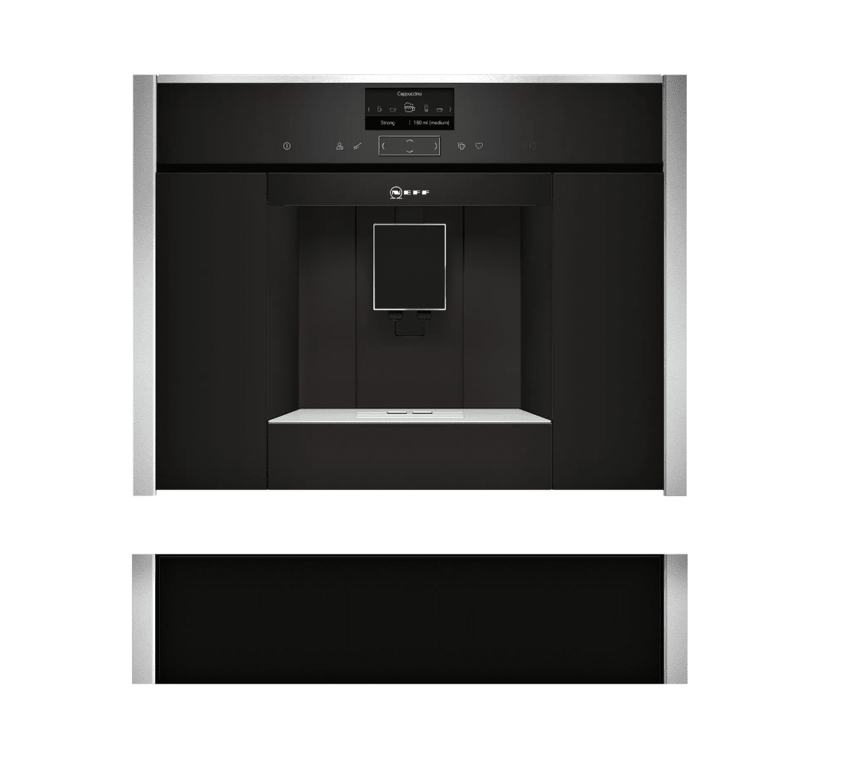 Built-In Coffee Machine & Accessory Drawer