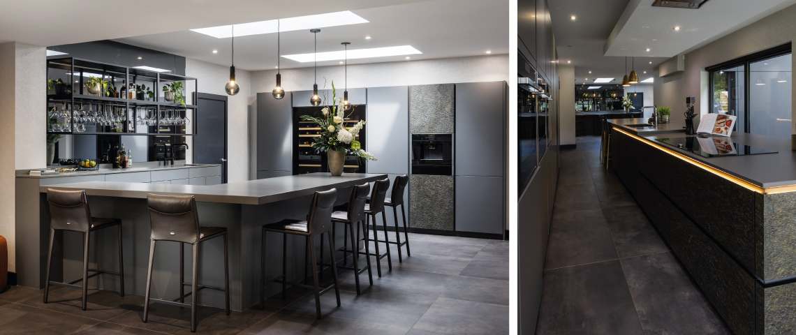 A new bar and entertainment area to complement a Kitchen Design Centre Kitchen
