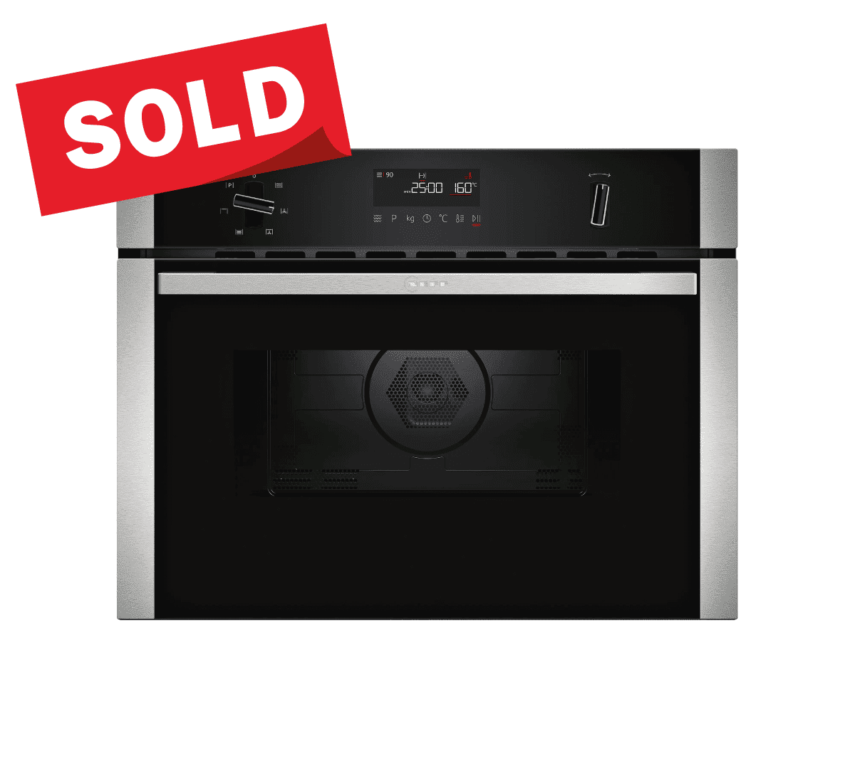 N90 Built-in compact oven with microwave function Graphite-Grey