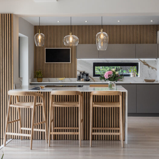 from dated layout to dream entertaining space
