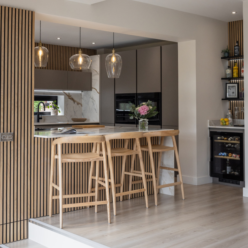 from dated layout to dream entertaining space
